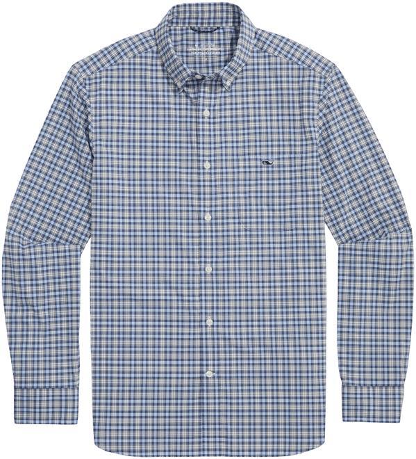 On-The-Go Nylon Plaid Shirt Product Image