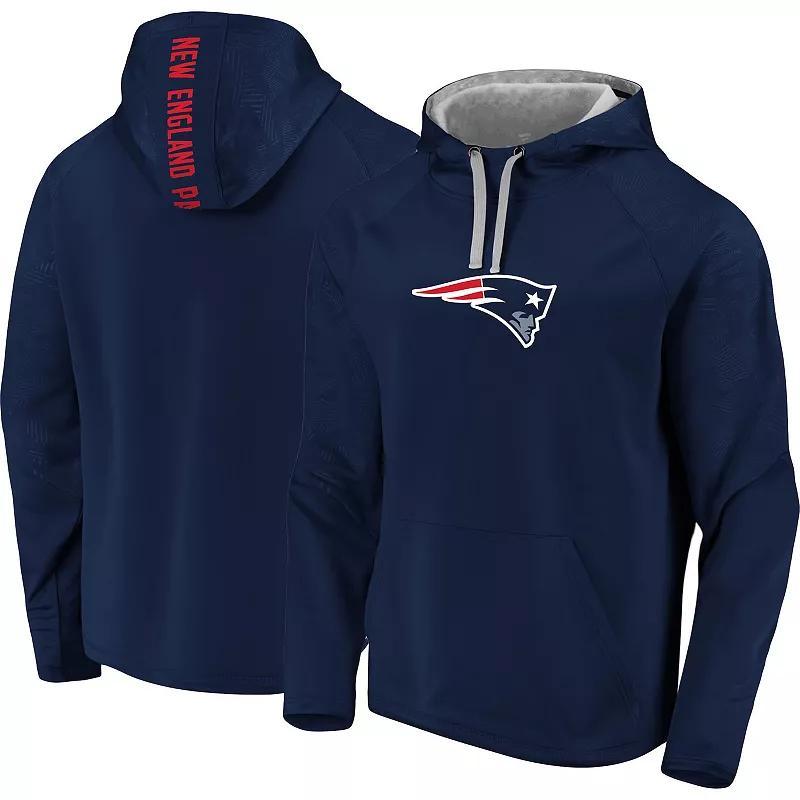 Mens New England Patriots Big & Tall Logo Pullover Hoodie Blue Product Image