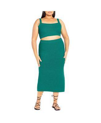 Plus Size Knit Set Dress Product Image