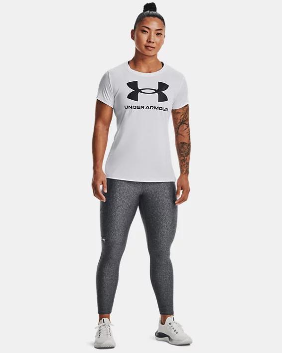 Women's UA Velocity Graphic Big Log Short Sleeve Product Image