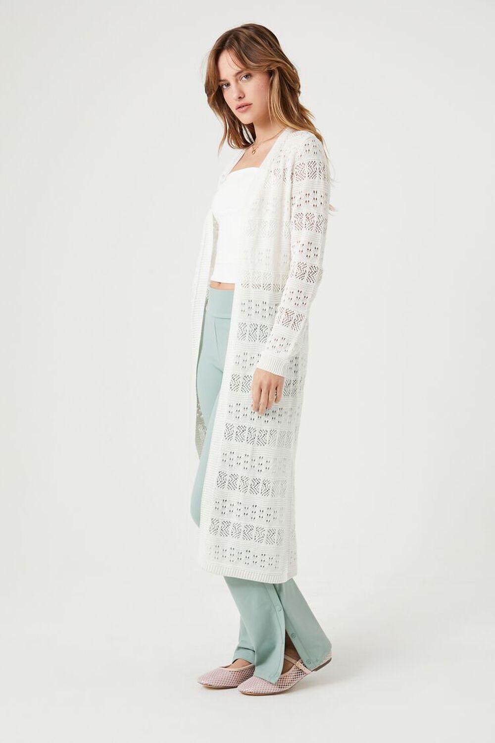 Open-Knit Duster Cardigan Sweater | Forever 21 Product Image