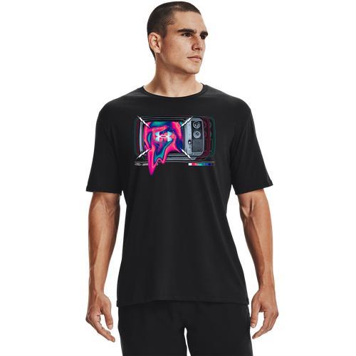 Under Armour Mens Under Armour TV Glitch Short Sleeve T-Shirt - Mens Product Image