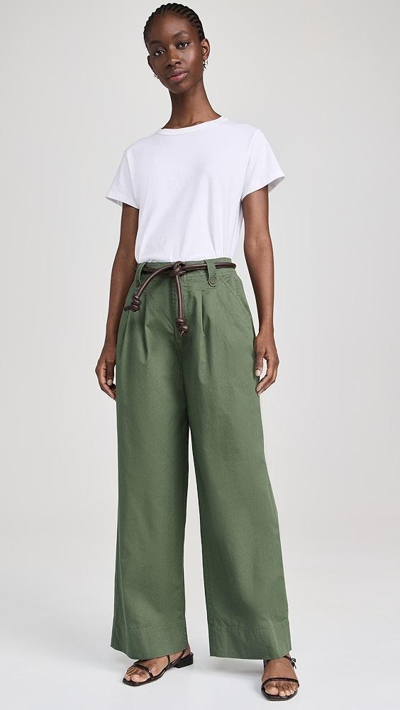 Sea Samaka Garment Dye Pants W/ Belt | Shopbop Product Image