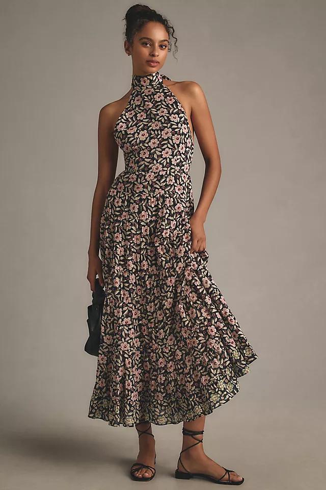 RIXO Jayne Halter Maxi Dress Product Image