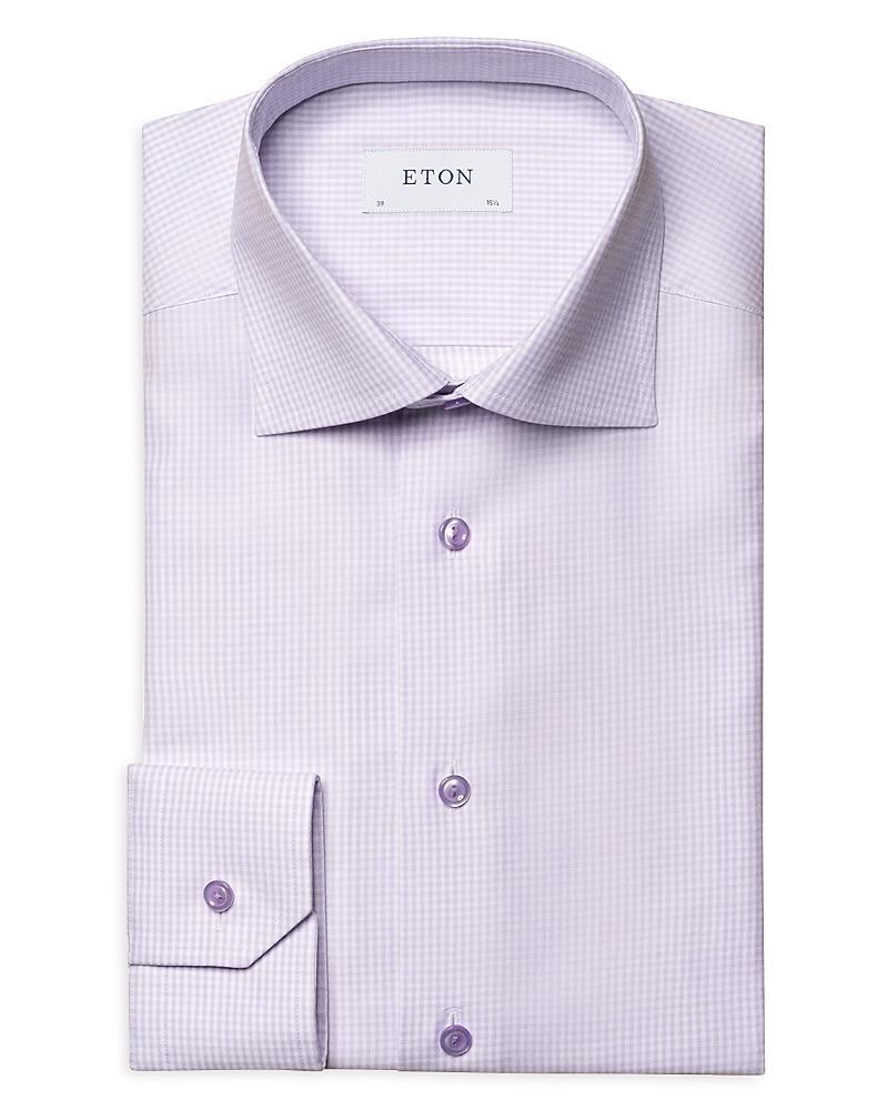 Eton Contemporary Fit Textured Stretch Dress Shirt Product Image