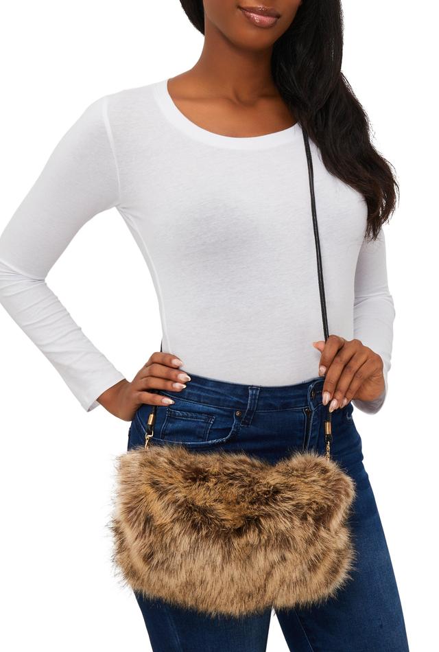 Faux Fur Muff Crossbody Bag Female Product Image