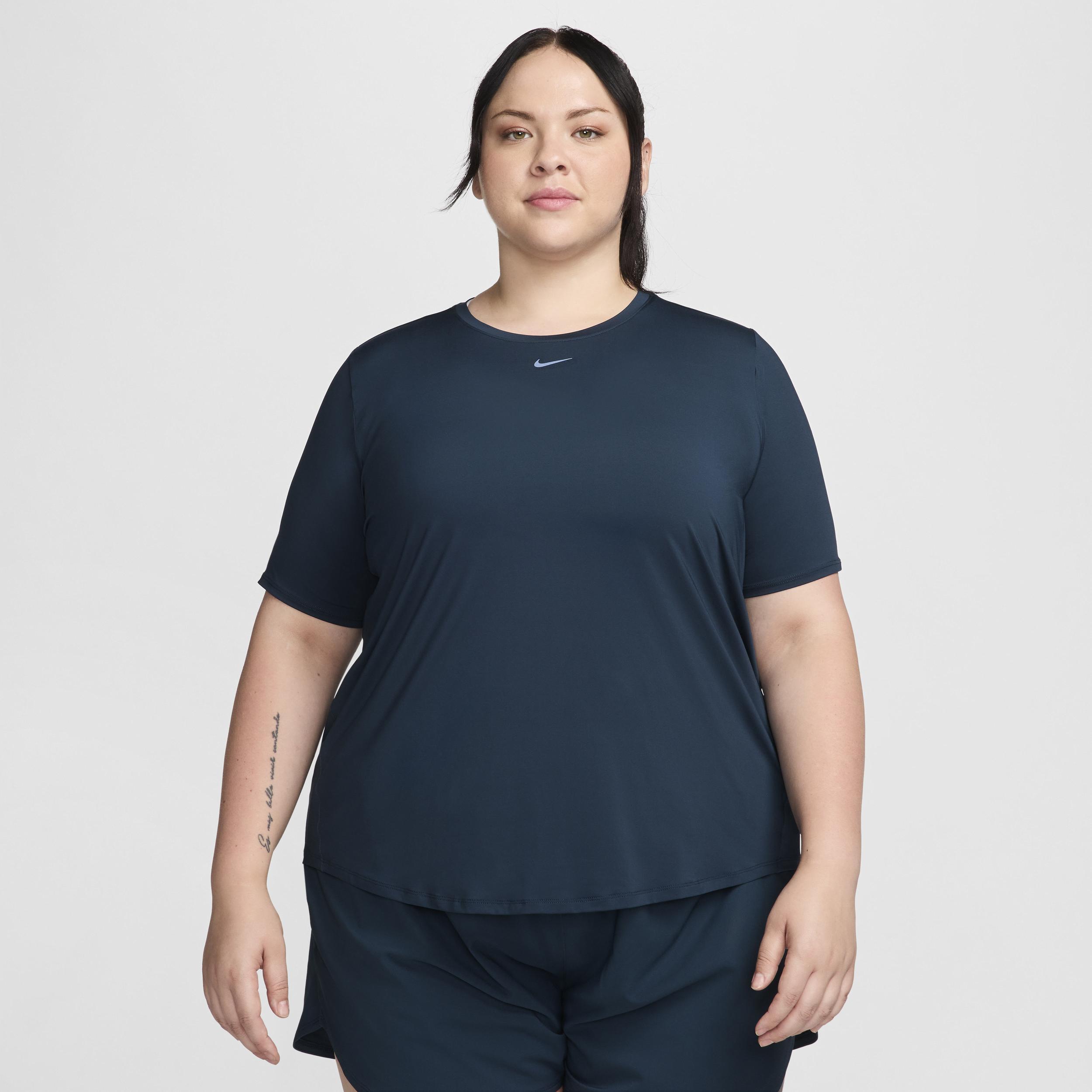 Nike Womens One Classic Dri-FIT Short-Sleeve Top (Plus Size) Product Image