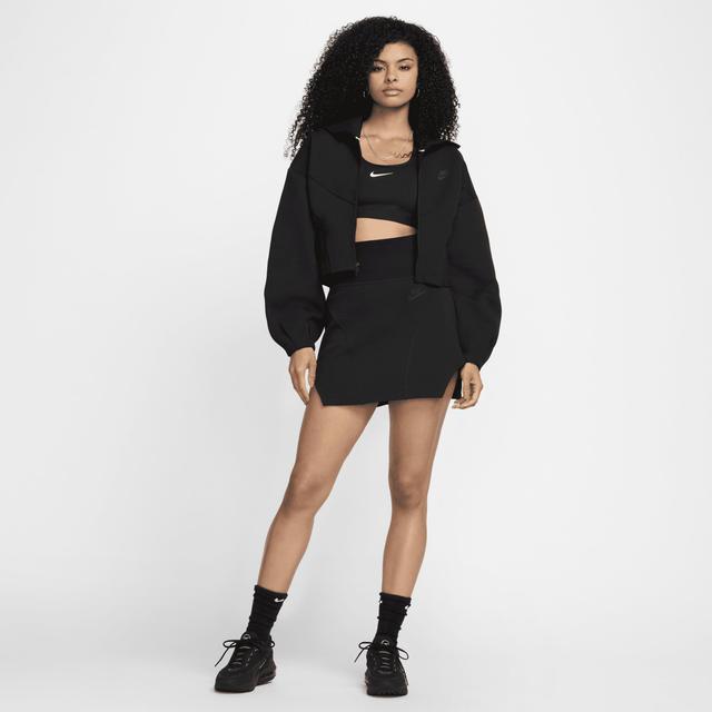 Women's Nike Sportswear Tech Fleece High-Waisted Mini Skirt Product Image