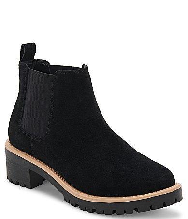 Blondo Mayes Waterproof Suede Lug Sole Booties Product Image