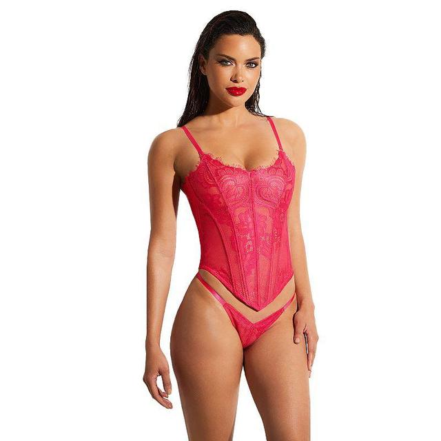 Oh La La Cheri Cybille Lace Corset Product Image