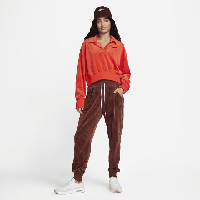 Women's Nike Sportswear Velour Polo Product Image