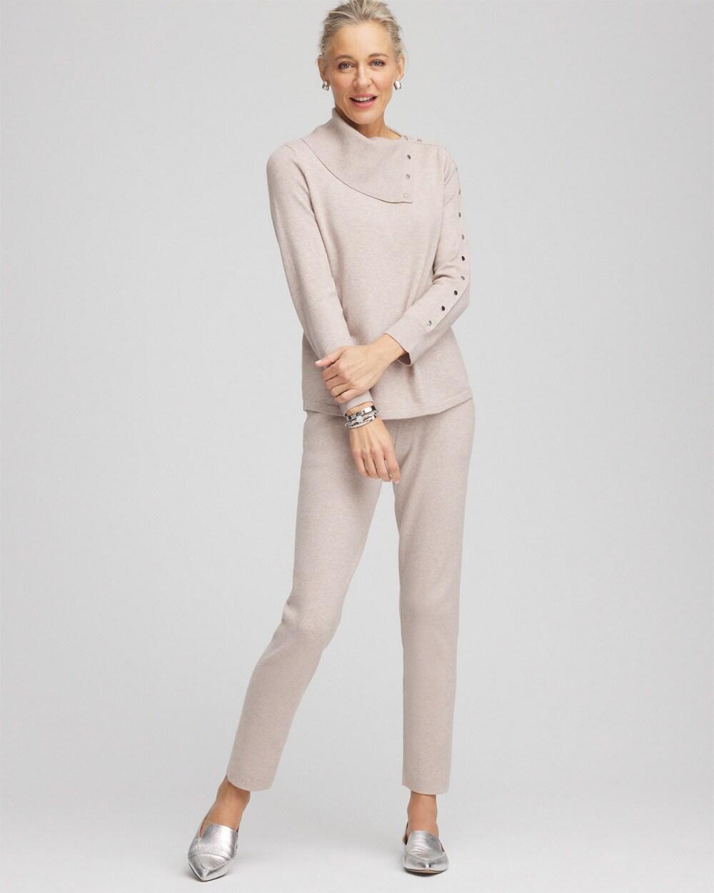 Zenergy® Luxe Cashmere Blend Mock Neck Sweater Product Image