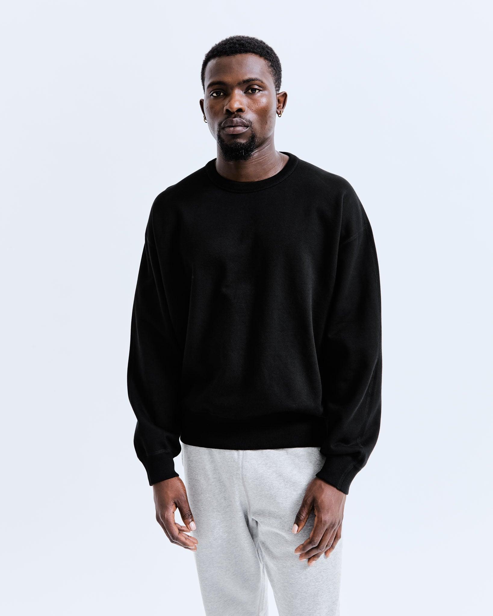 Midweight Terry Relaxed Crewneck Male Product Image