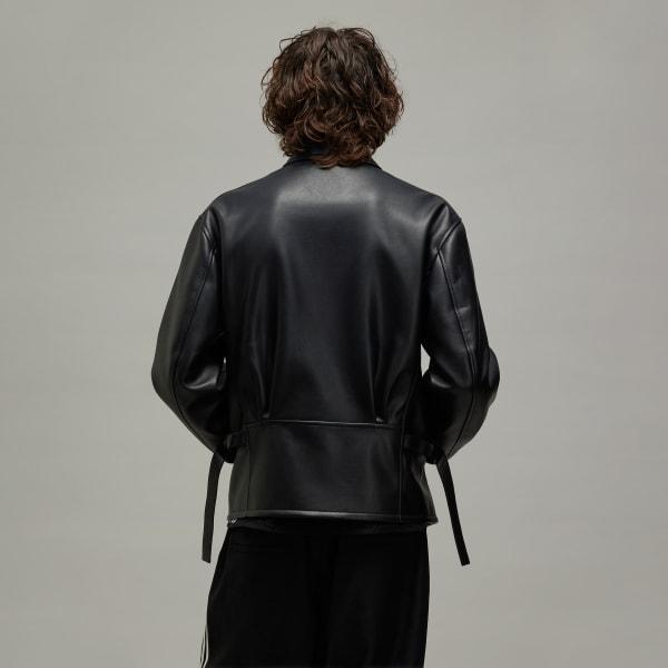 Y-3 Pleather Bomber Jacket Product Image