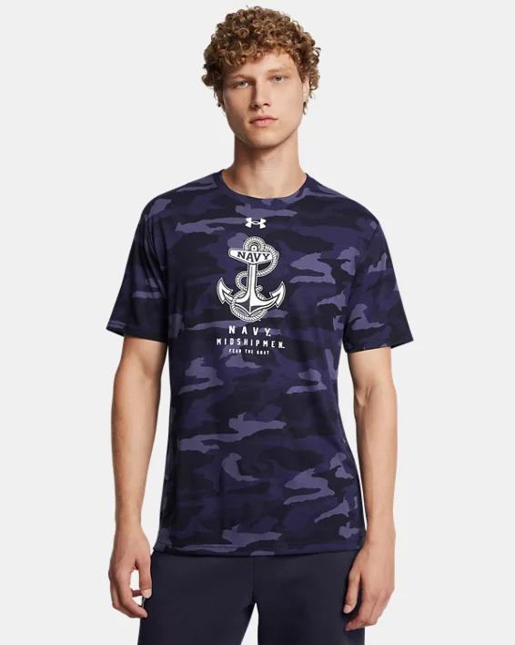 Mens UA Performance Cotton Camo Collegiate T-Shirt Product Image