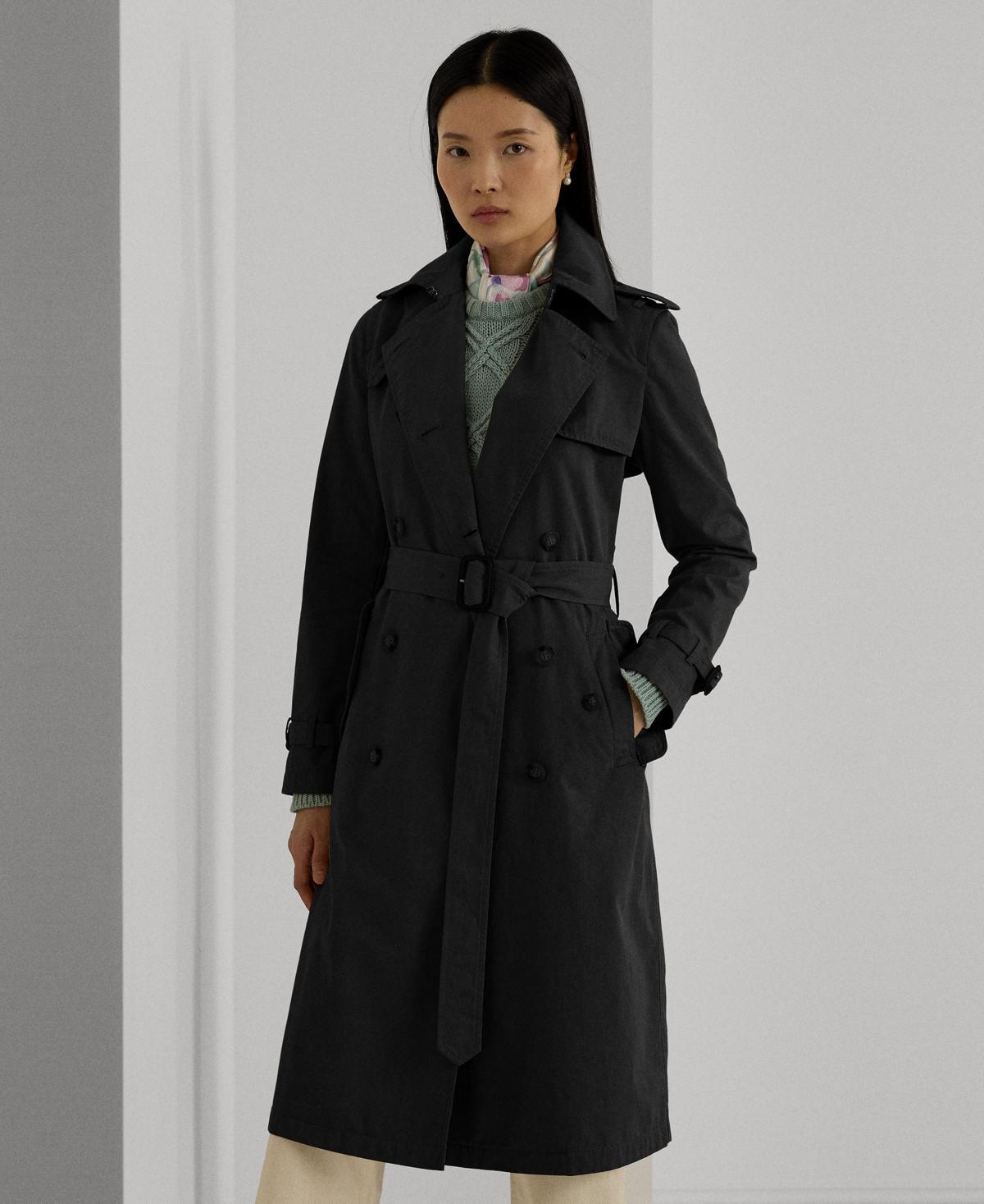 Lauren Ralph Lauren Womens Double-Breasted Trench Coat Product Image