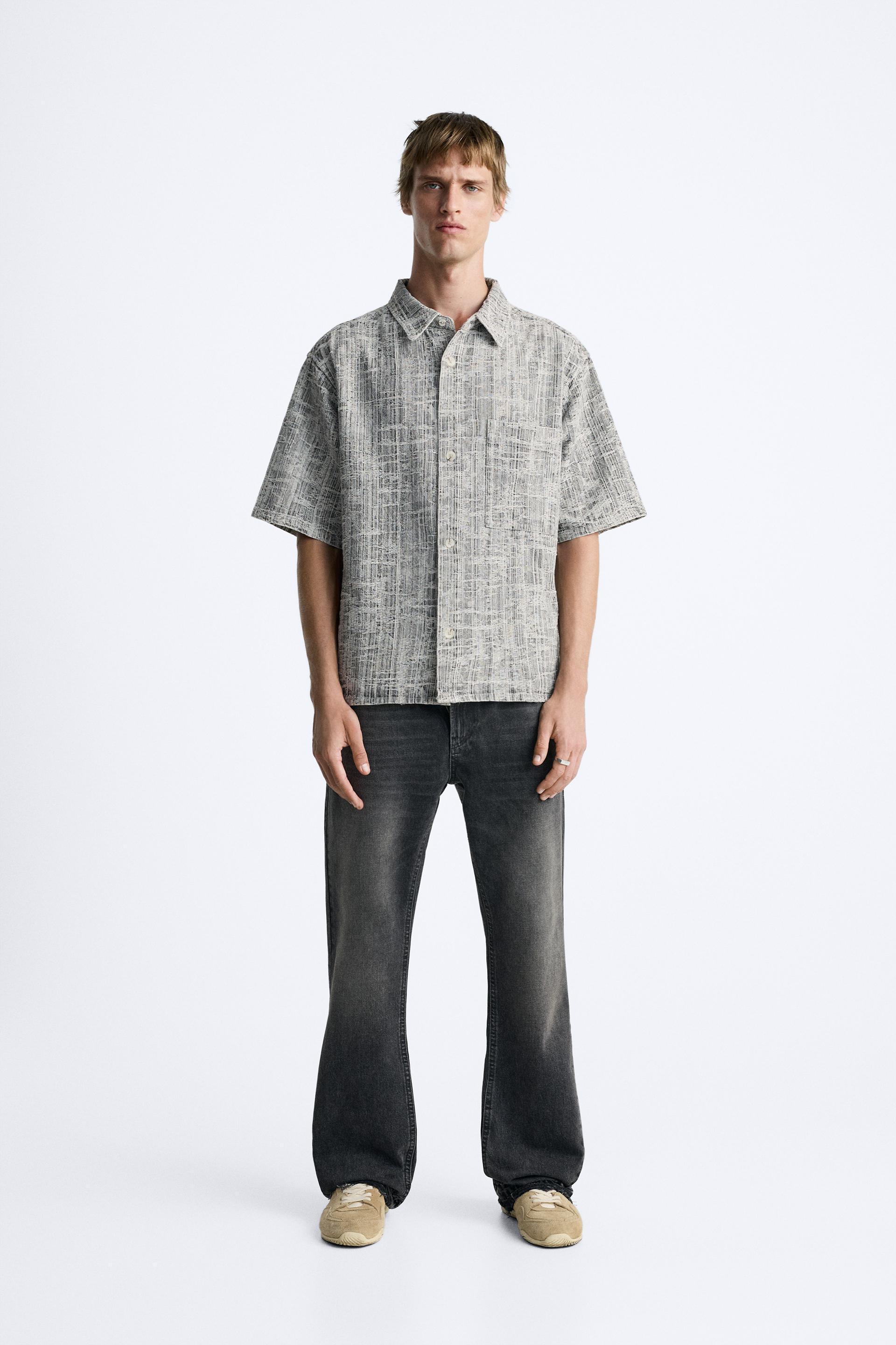 DENIM JACQUARD SHIRT Product Image