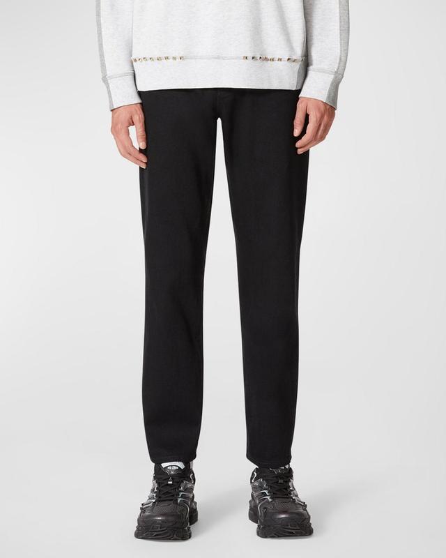 Mens Cropped Rockstud Jeans Product Image