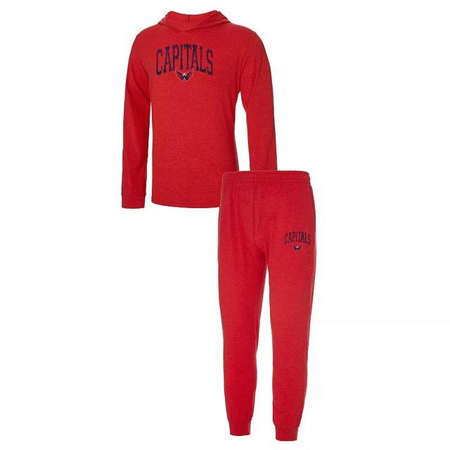 Mens Concepts Sport Washington Capitals Meter Pullover Hoodie & Joggers Set Product Image