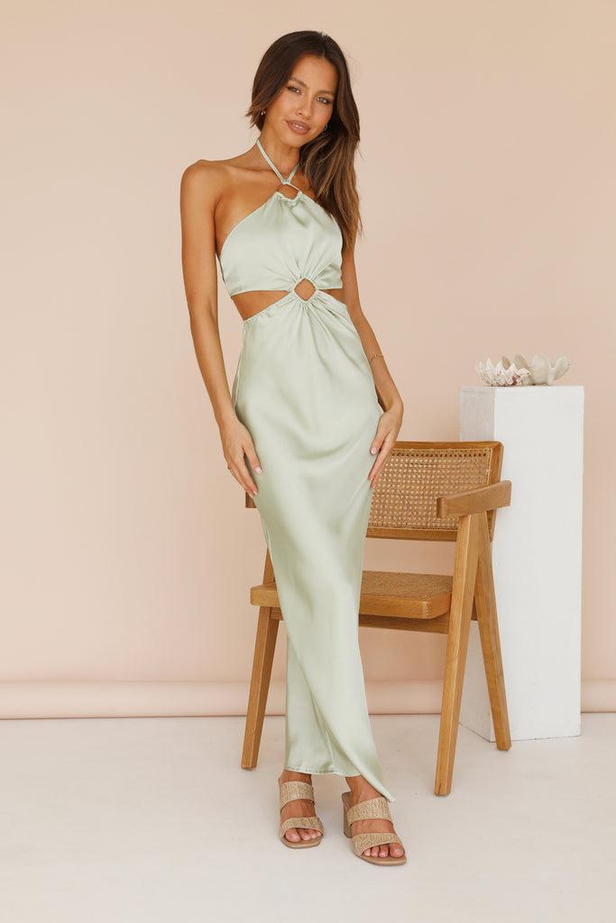 Soul Voices Maxi Dress Green Product Image