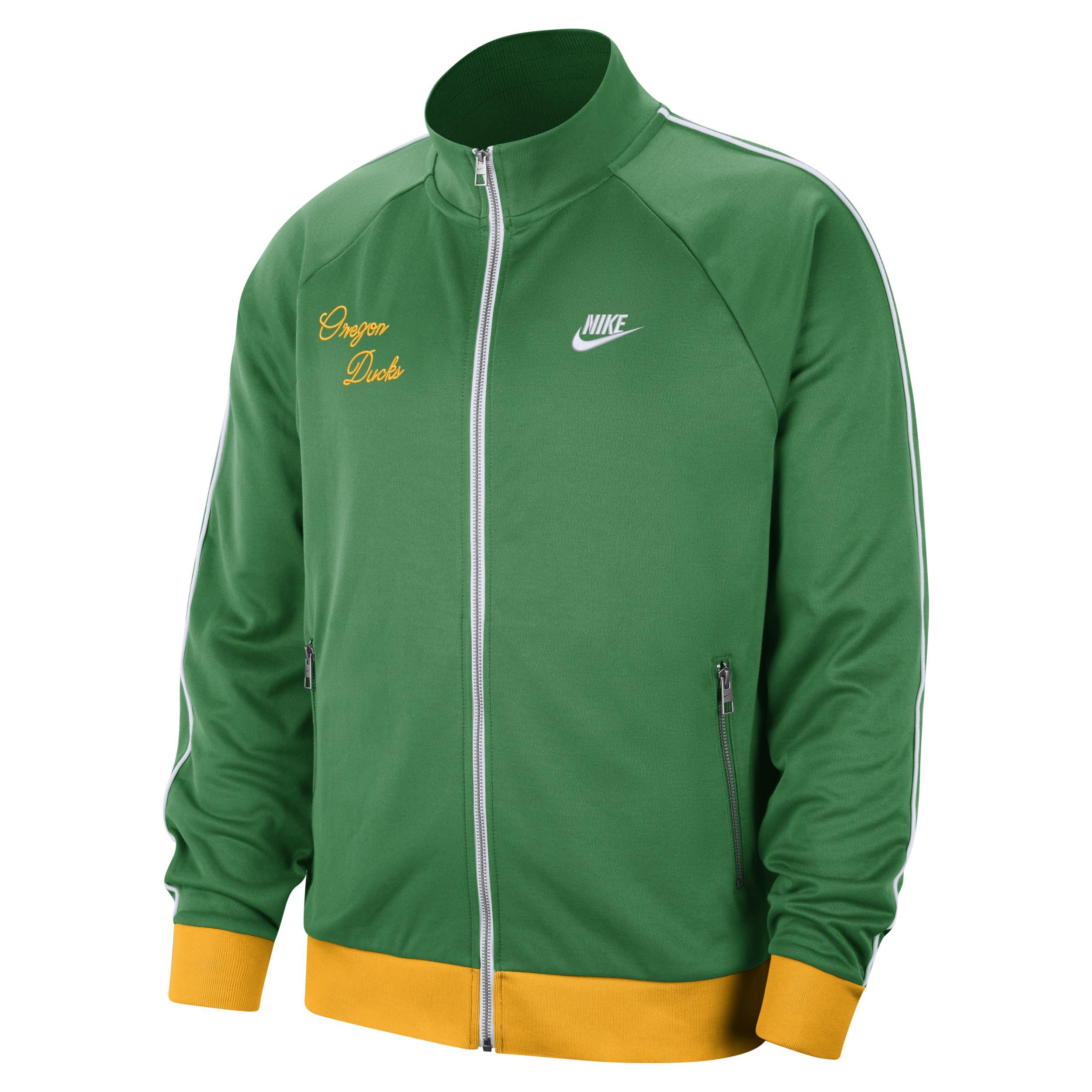 Mens Nike /Yellow Oregon Ducks Special Game Alternate Full-Zip Track Jacket Product Image