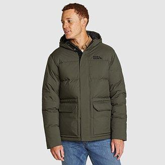 Men's Essential Down Hooded Jacket Product Image