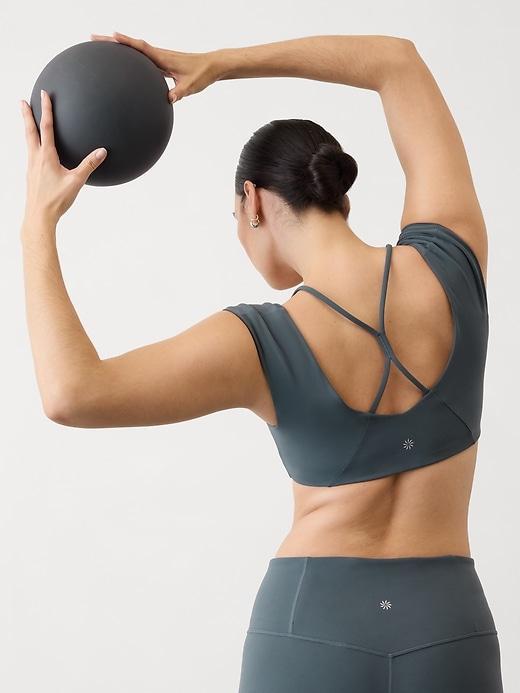 Cinch Built-In Bra Crop Tee Product Image