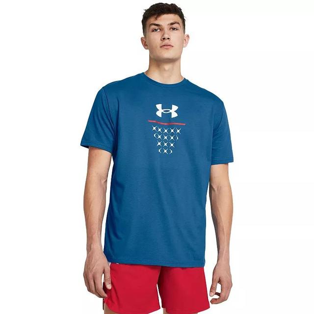 Mens Under Armour Basketball Net Icon Short Sleeve Graphic Tee Product Image