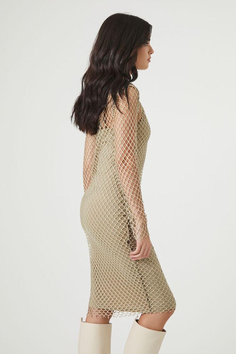 Netted Glitter Knit Combo Dress | Forever 21 Product Image