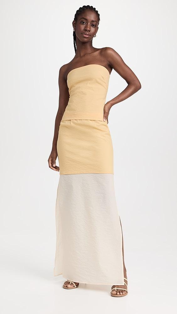 Rosetta Getty Double Layer Split Skirt | Shopbop Product Image