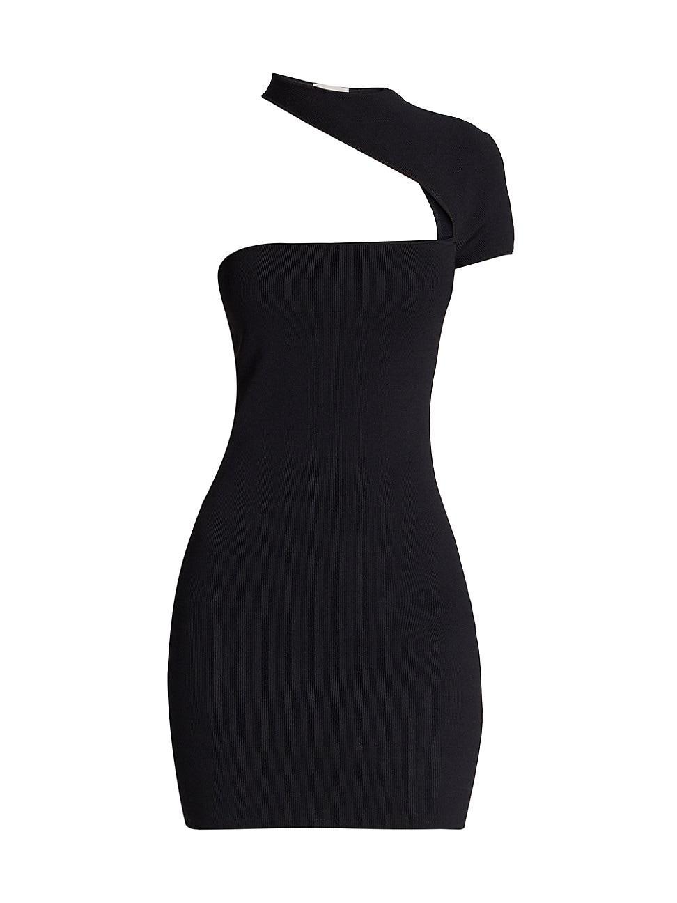 Womens Orka Asymmetric Body-con Minidress Product Image