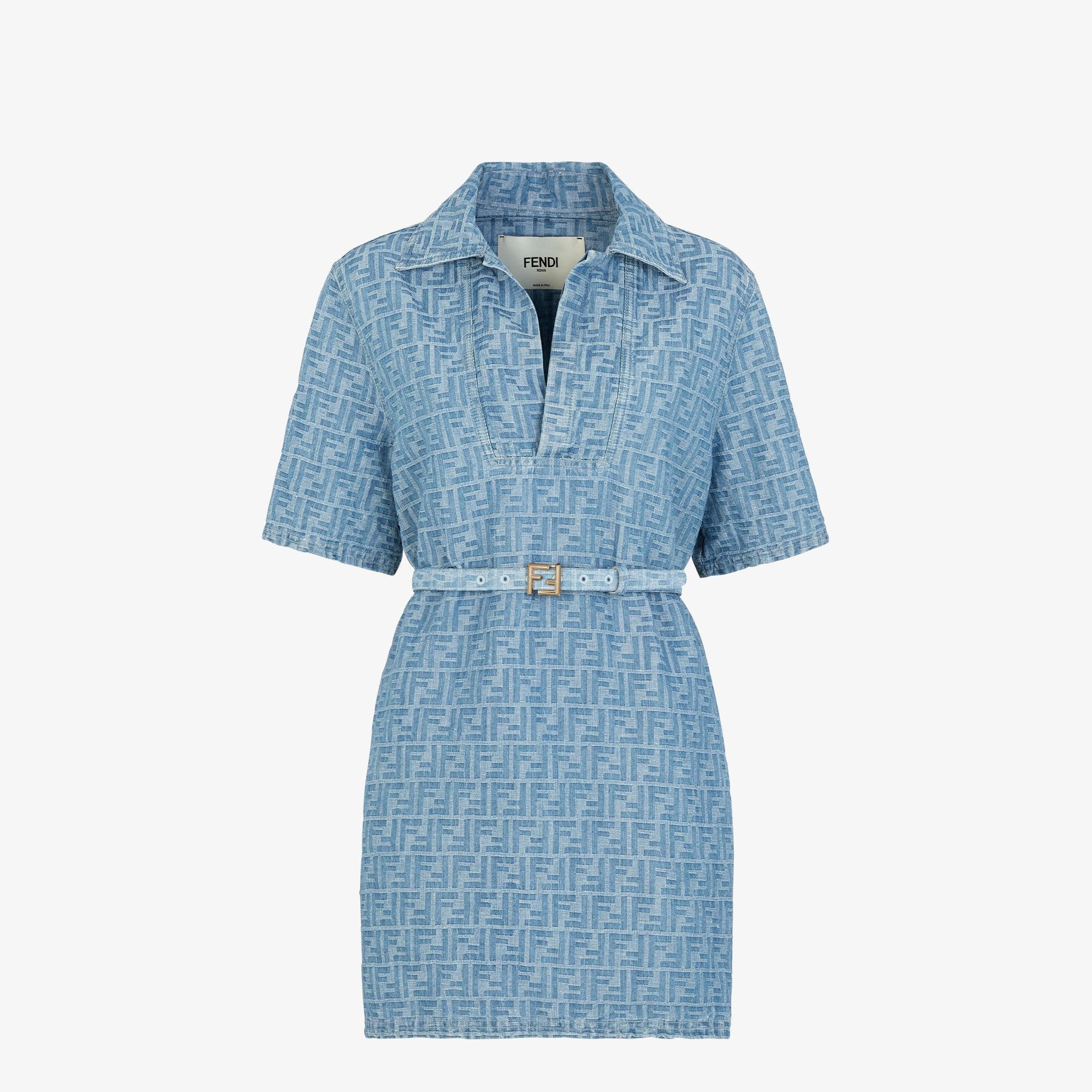 DressLight blue FF denim dress Product Image