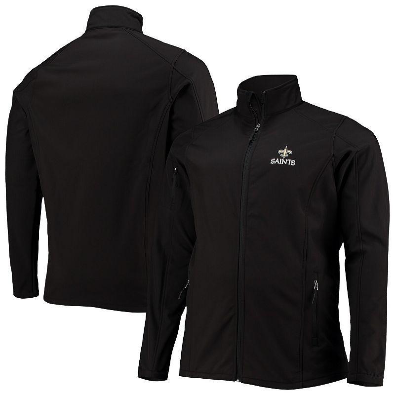 Mens Dunbrooke Black New Orleans Saints Big & Tall Sonoma Softshell Full-Zip Jacket Product Image