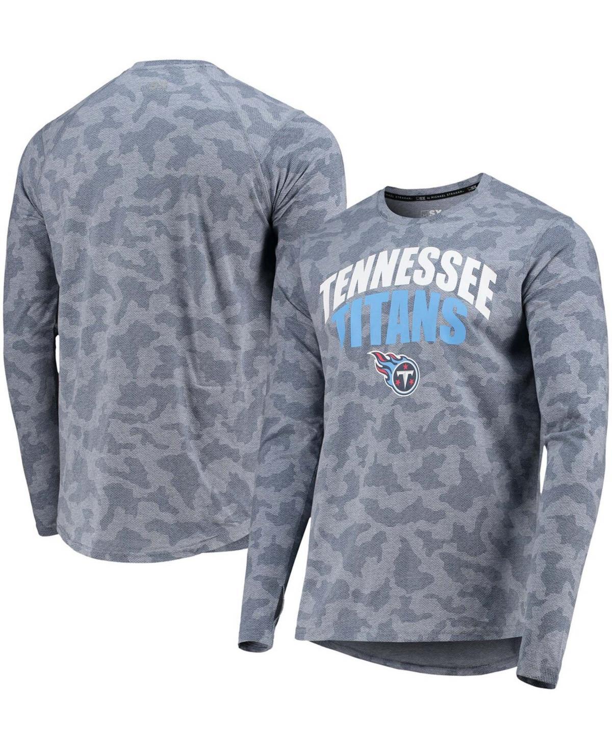 Mens Navy Tennessee Titans Camo Long Sleeve T-shirt Product Image