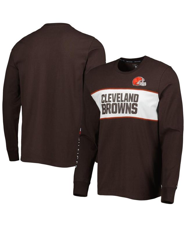 Mens Tommy Hilfiger Brown Cleveland Browns Peter Team Long Sleeve T-shirt Product Image