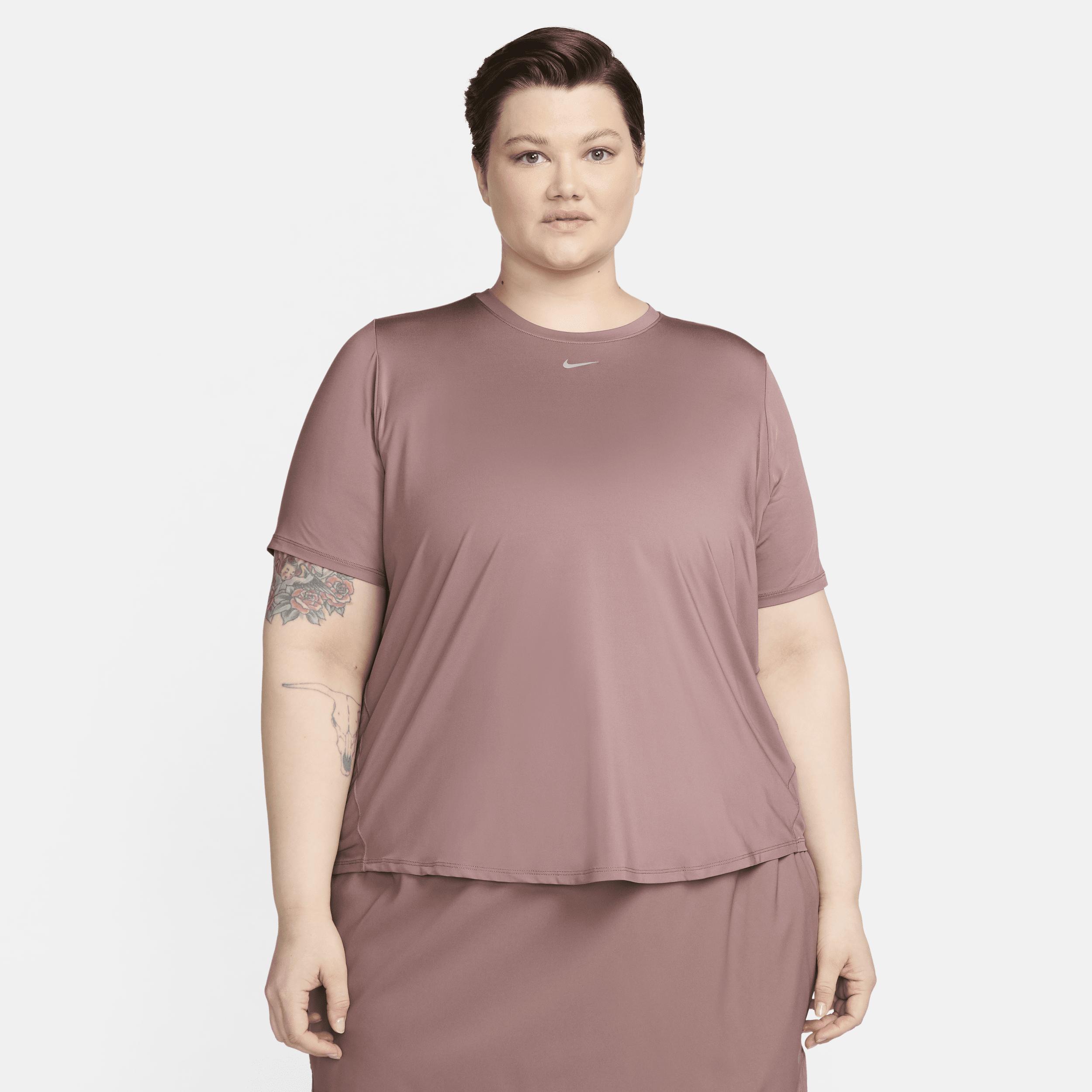 Nike Womens One Classic Dri-FIT Short-Sleeve Top (Plus Size) Product Image