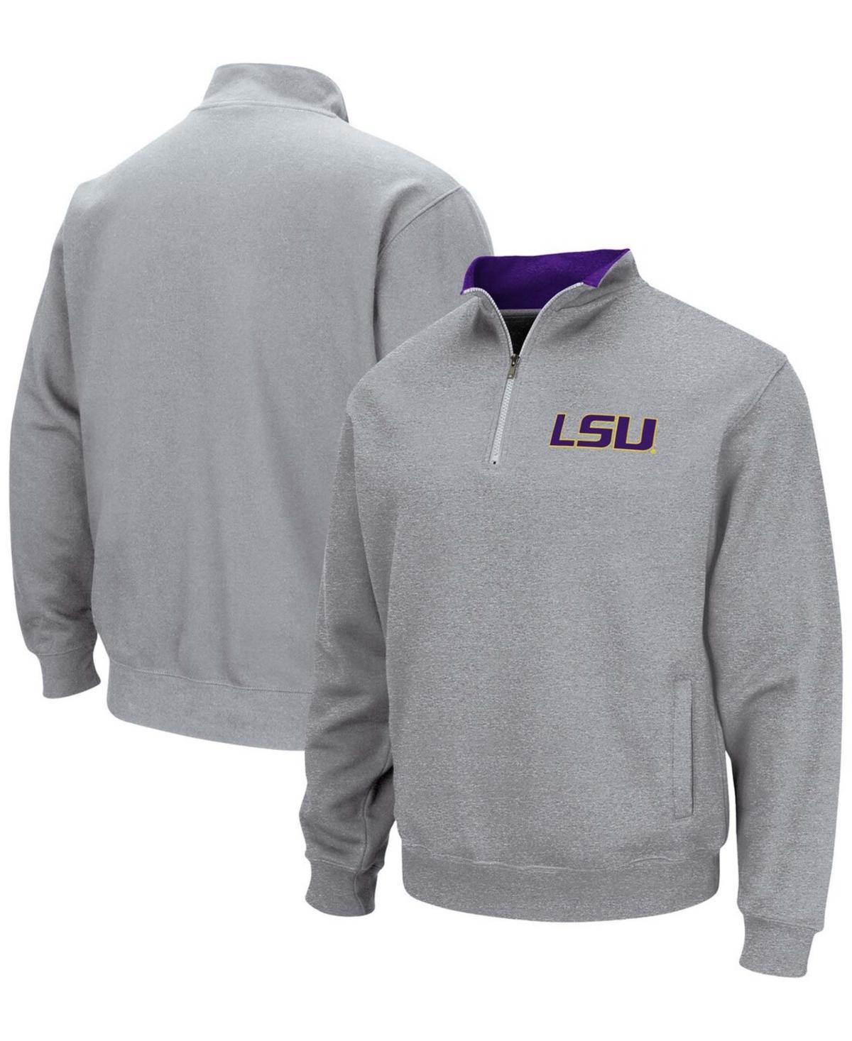 Mens Colosseum Heathered Gray Florida Gators Tortugas Team Logo Quarter-Zip Jacket Product Image