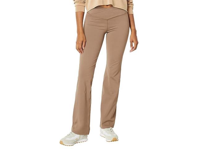 THRIVE SOCIETE Wrap Bootcut Leggings (Fawn) Women's Clothing Product Image