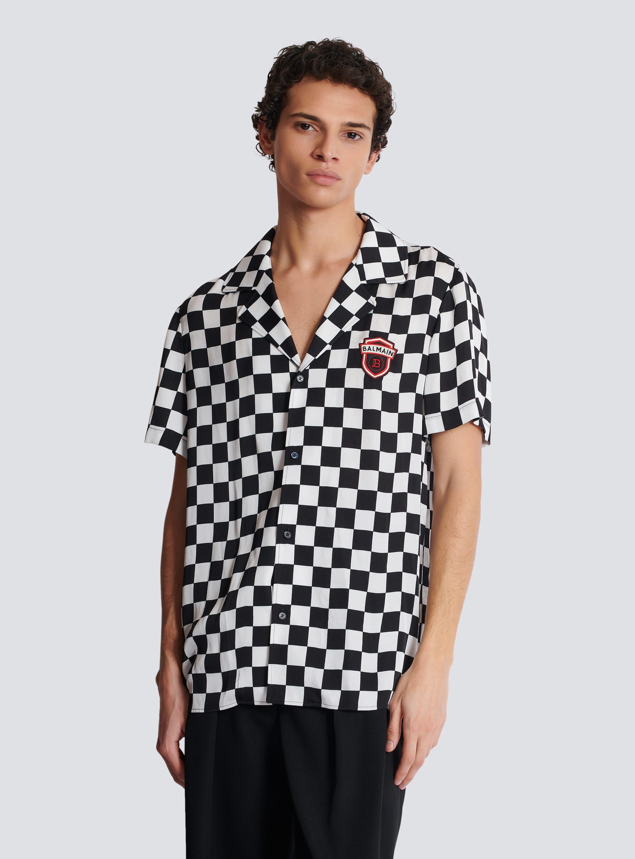 Satin Balmain Racing pyjama shirt Product Image