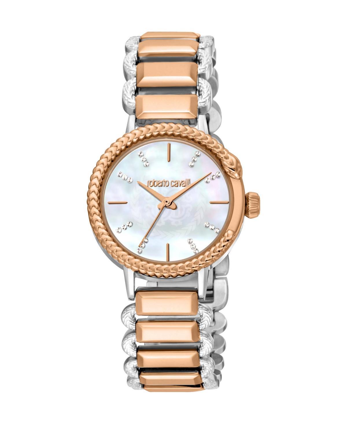 Roberto Cavalli Womens Quartz Two-tone Stainless Steel Watch 30mm Product Image