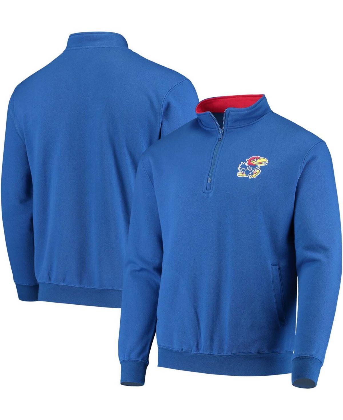 Mens Royal Kansas Jayhawks Tortugas Logo Quarter-Zip Jacket Product Image