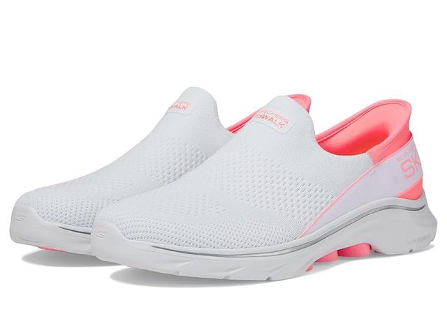 SKECHERS Performance Go Walk 7 Mia Hands Free Slip-Ins Pink) Women's Shoes Product Image