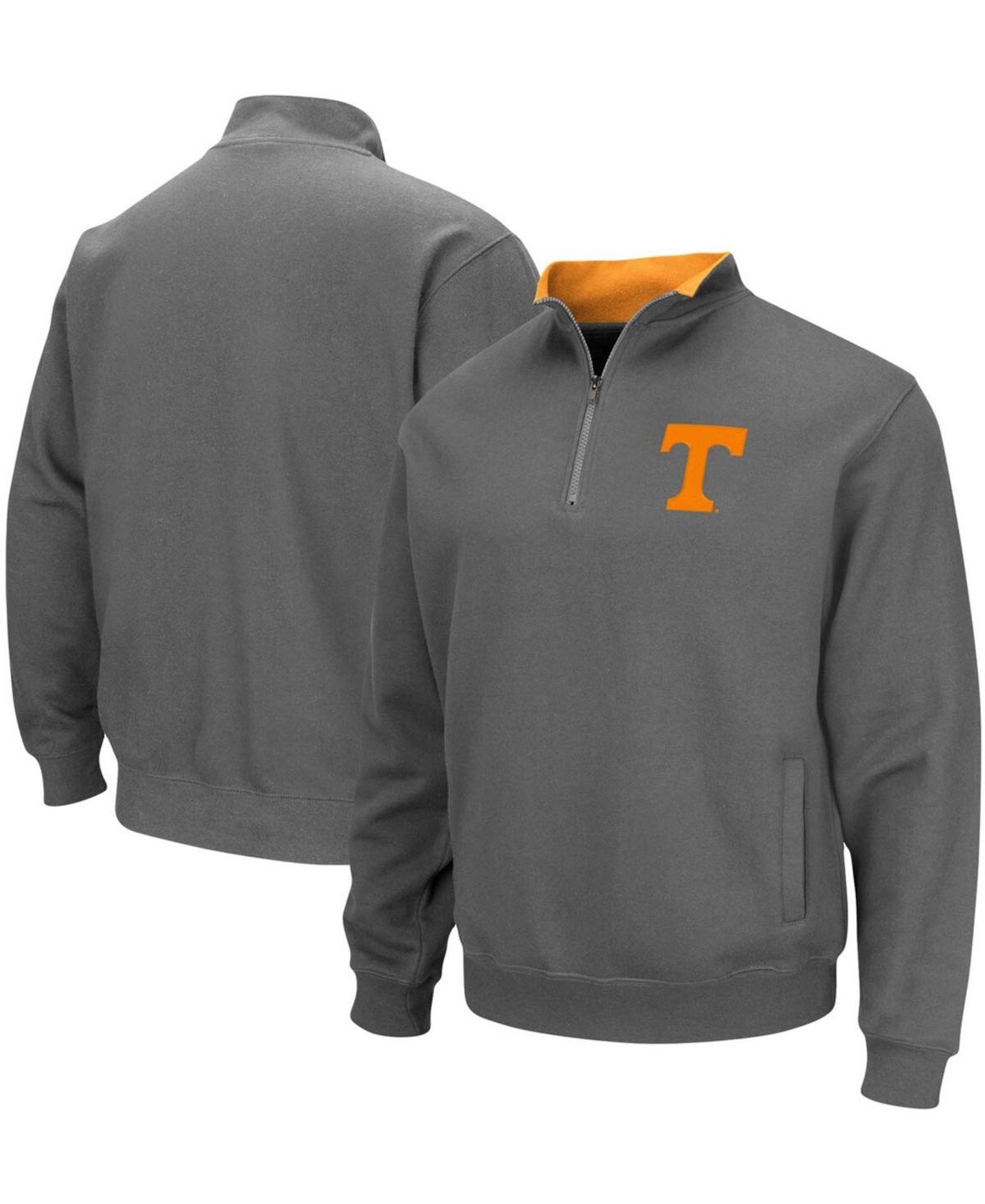 Mens Colosseum Charcoal Tennessee Volunteers Tortugas Logo Quarter-Zip Jacket Product Image