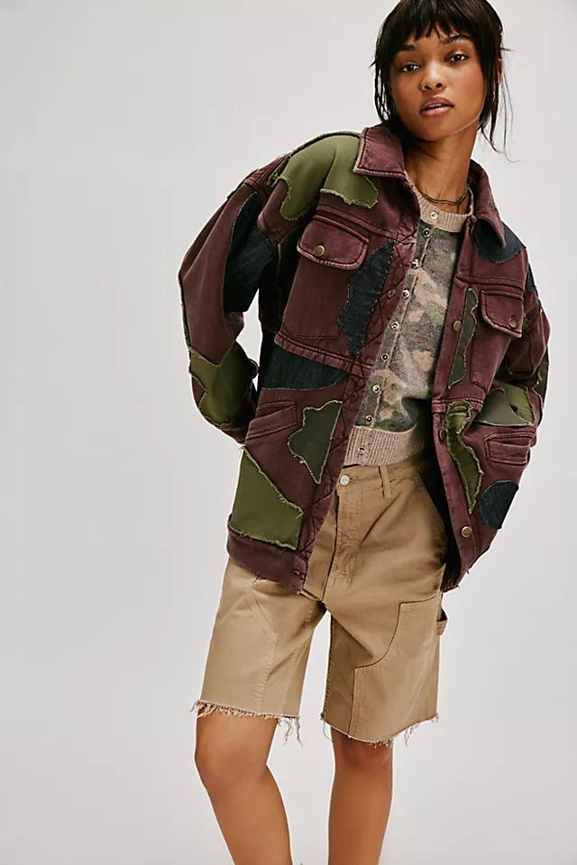 Tricia Fix Camo Applique Shirt Product Image