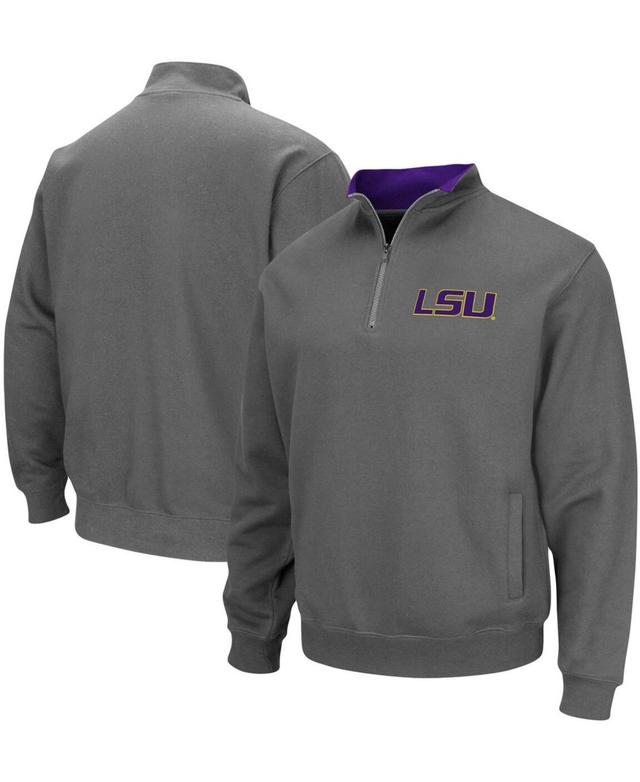 Mens Colosseum Charcoal Tennessee Volunteers Tortugas Logo Quarter-Zip Jacket Product Image