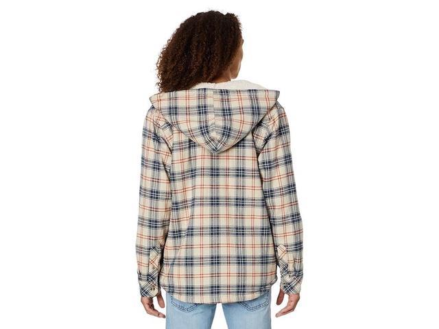 Rip Curl Shores Sherpa Lined Flannel (Cement) Men's Clothing Product Image