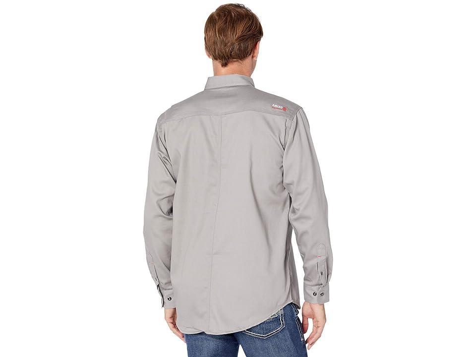 Ariat FR Solid Long Sleeve Work Shirt Fox) Men's Clothing Product Image