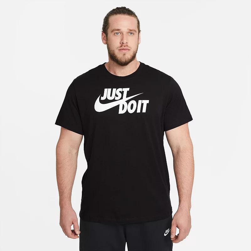 Mens Nike Just Do It Logo Tee Grey Product Image