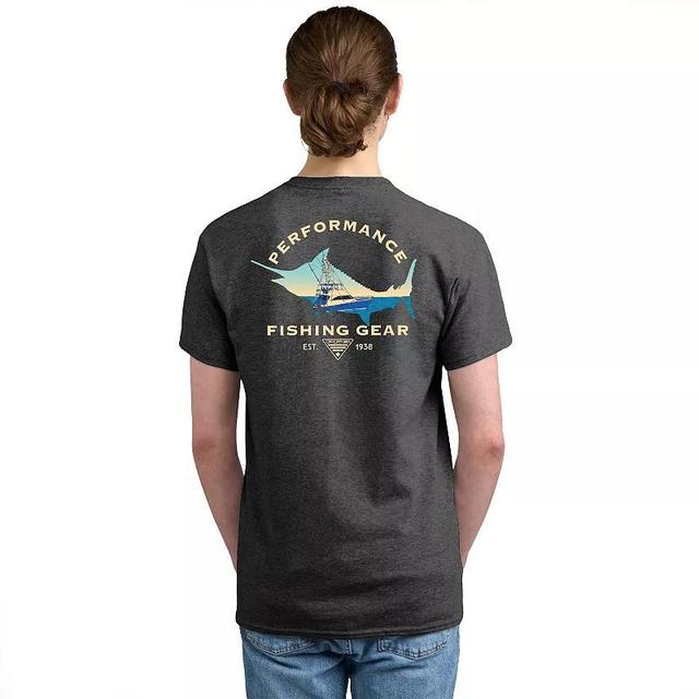 Mens Columbia PFG Performance Fishing Gear Short Sleeve Graphic Tee Product Image