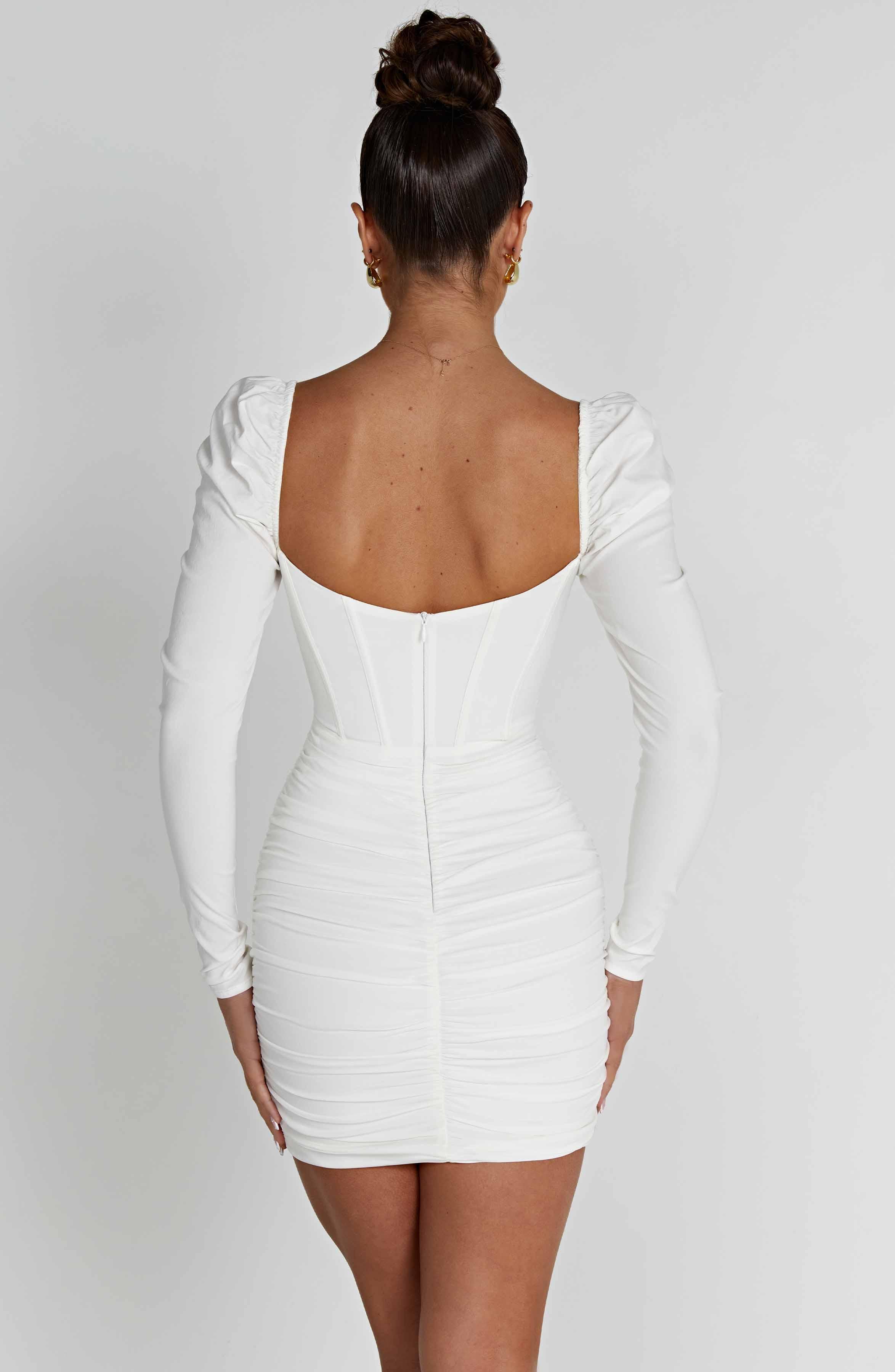 Louise Mini Dress - White Product Image